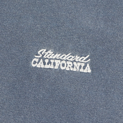 ピグメント ウォッシュ加工 ワンポイント ロゴ 刺繍 Tシャツ (SD NEW BOHEMIA SIGN LOGO T)