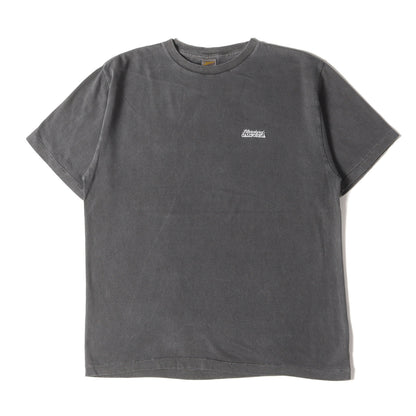 ピグメント ウォッシュ加工 ワンポイント ロゴ 刺繍 Tシャツ (SD NEW BOHEMIA SIGN LOGO T)