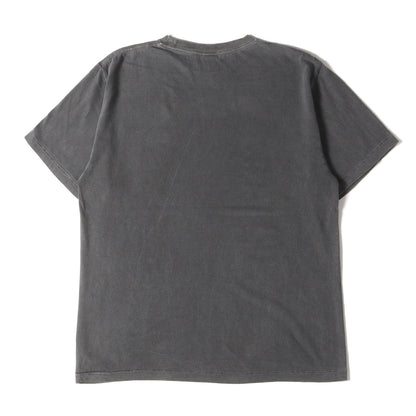 ピグメント ウォッシュ加工 ワンポイント ロゴ 刺繍 Tシャツ (SD NEW BOHEMIA SIGN LOGO T)