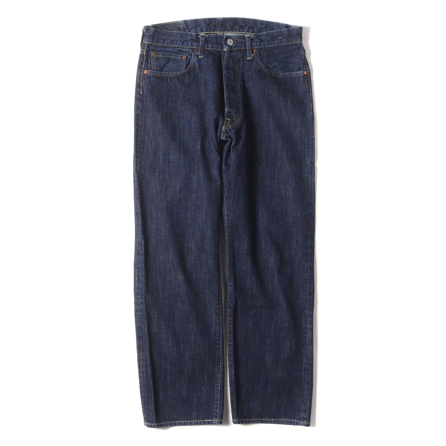 ワンウォッシュ ストレート デニム パンツ (SD 5P Denim Pants S901 One Wash) / ボタンフライ