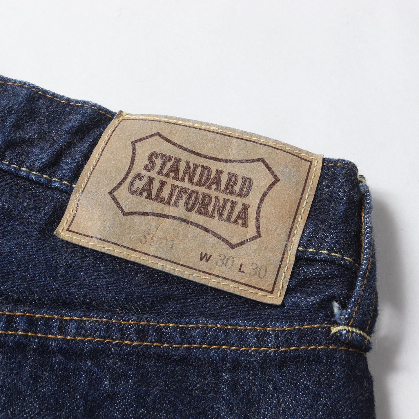 ワンウォッシュ ストレート デニム パンツ (SD 5P Denim Pants S901 One Wash) / ボタンフライ