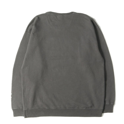 23AW 発泡 ロゴ スウェット (Crew Neck Sweat) / 裏起毛