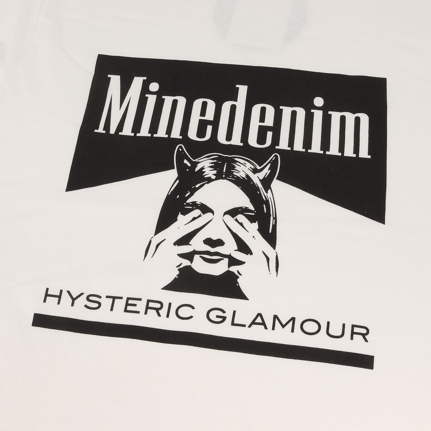 24AW × MINEDENIM マルボロ パロディ Tシャツ (Graphic T-Shirts MND-HYS005) / SEE NO EVIL
