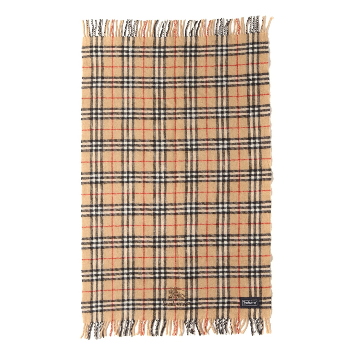 フリンジ ノバチェック ニット ブランケット / Burberrys