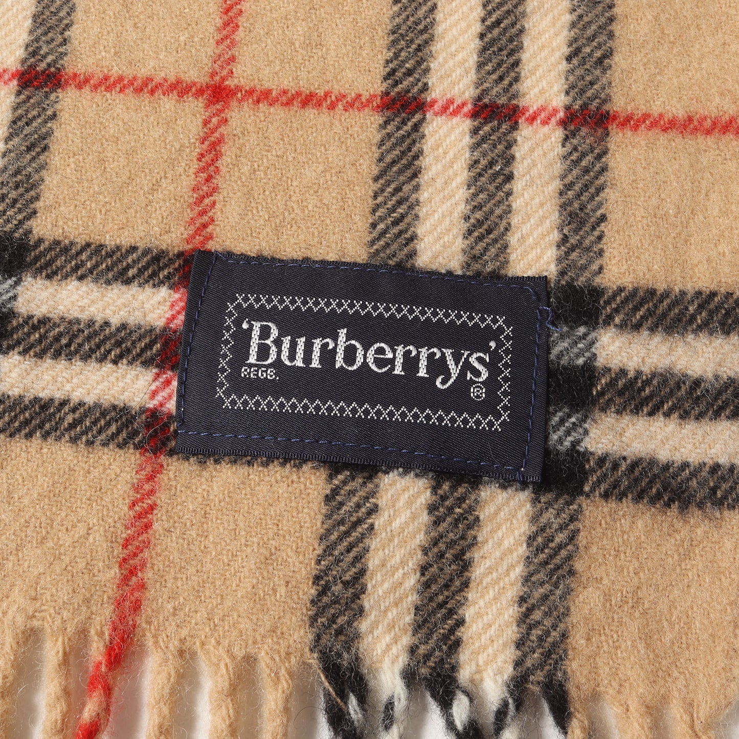 フリンジ ノバチェック ニット ブランケット / Burberrys