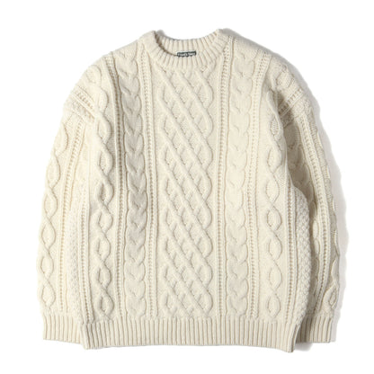 ローゲージ ケーブル ニット セーター (130-562-02370)