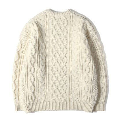 ローゲージ ケーブル ニット セーター (130-562-02370)