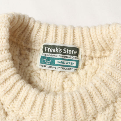 ローゲージ ケーブル ニット セーター (130-562-02370)