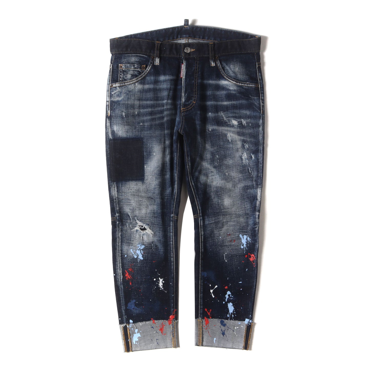 22SS ヴィンテージ ペイント加工 ストレッチ デニム スキニー パンツ (Sailor Jean S71LB1012 S30664)