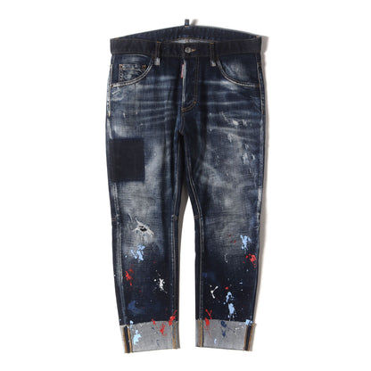 22SS ヴィンテージ ペイント加工 ストレッチ デニム スキニー パンツ (Sailor Jean S71LB1012 S30664)