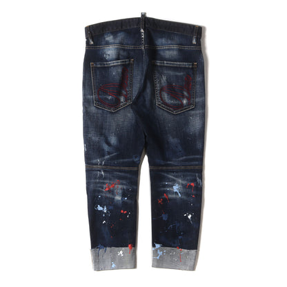 22SS ヴィンテージ ペイント加工 ストレッチ デニム スキニー パンツ (Sailor Jean S71LB1012 S30664)