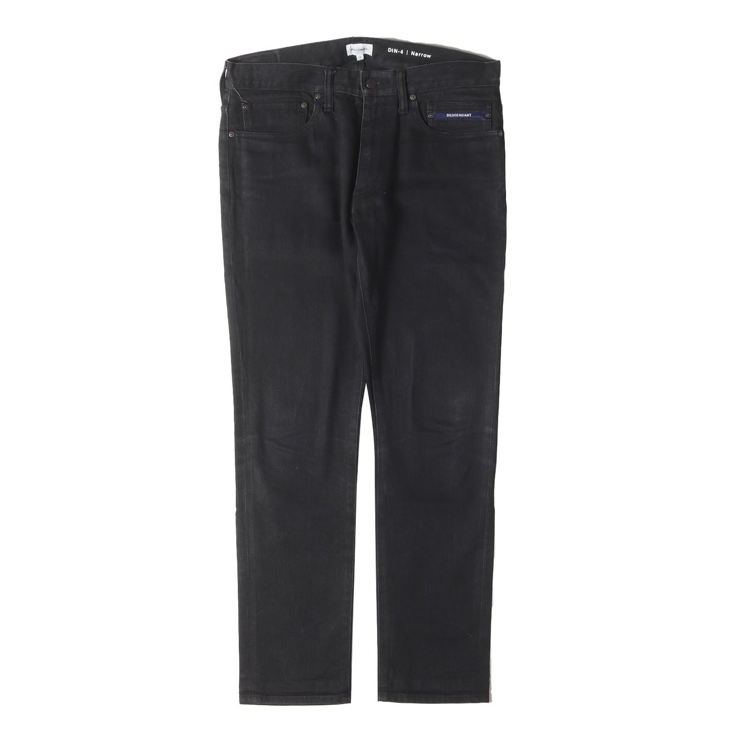 ストレッチ ブラックデニム ナロー スキニー パンツ (DIN-4 Narrow TROUSERS SKINNY)