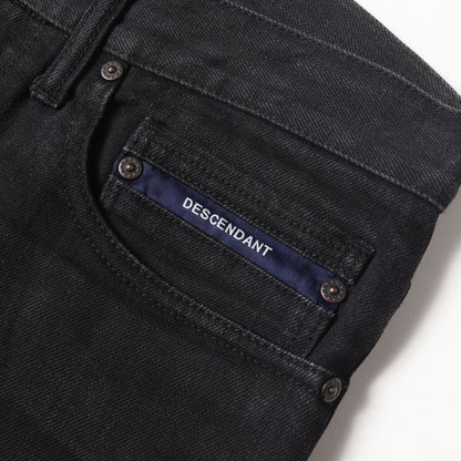 ストレッチ ブラックデニム ナロー スキニー パンツ (DIN-4 Narrow TROUSERS SKINNY)