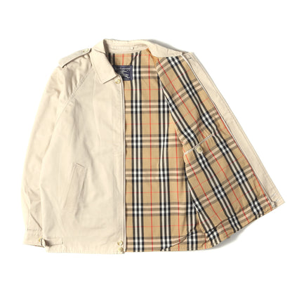 ノバチェック裏地 フライフロント ステンカラー ハーフ コート / MADE IN ENGLAND