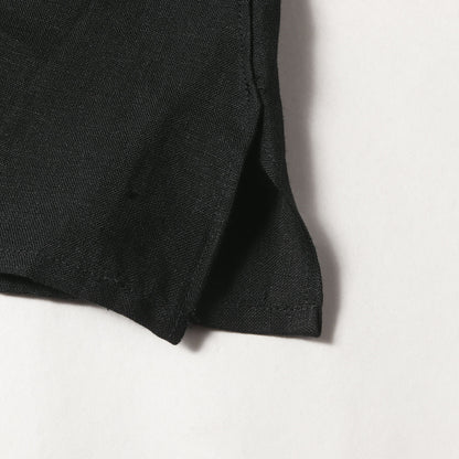 オープンカラー リネン 半袖 シャツ / MADE IN USA