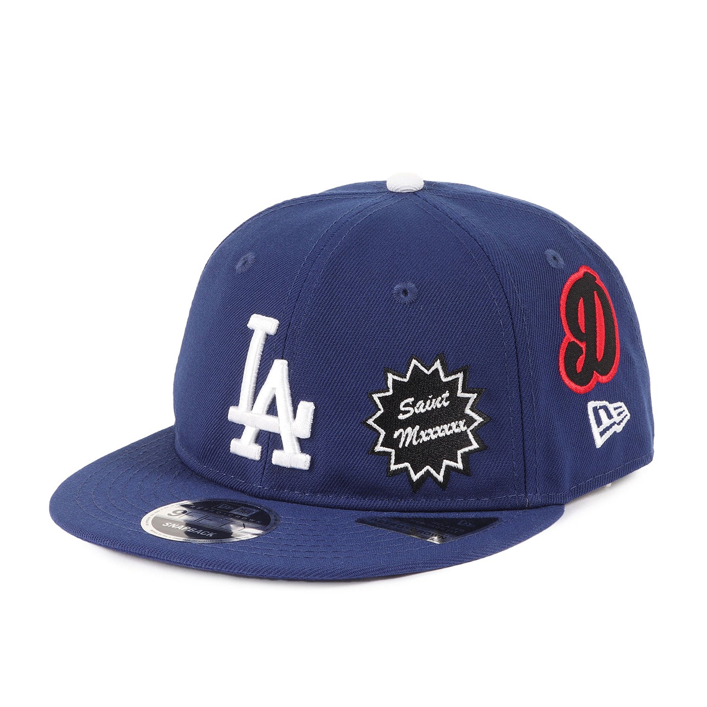 25SS × NEW ERA 9FIFTY ロゴ 刺繍 ベースボール キャップ (NE CAP DODGERS BLUE SM-HR8-0000-C46)