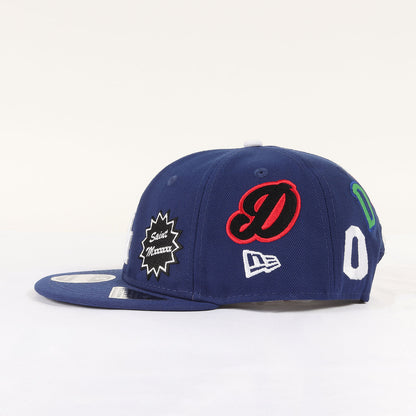 25SS × NEW ERA 9FIFTY ロゴ 刺繍 ベースボール キャップ (NE CAP DODGERS BLUE SM-HR8-0000-C46)