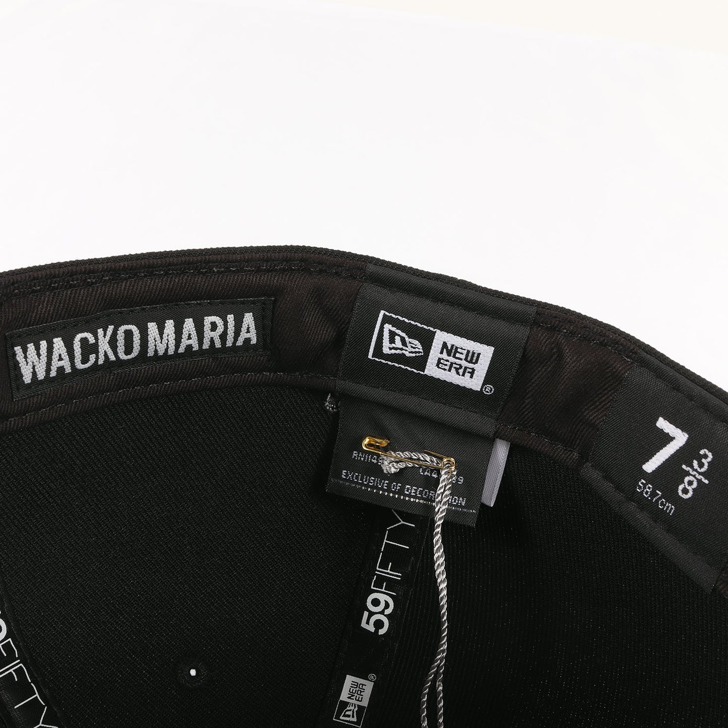 24AW × NEW ERA 59FIFTY ロゴ 刺繍 キャップ (24FW-WMA-CP01)