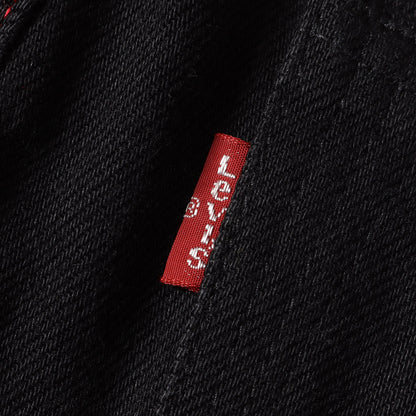× Levi's 503 ルーズ フィット ストレート ブラックデニム パンツ (WD-P213) / ジッパーフライ AD2019