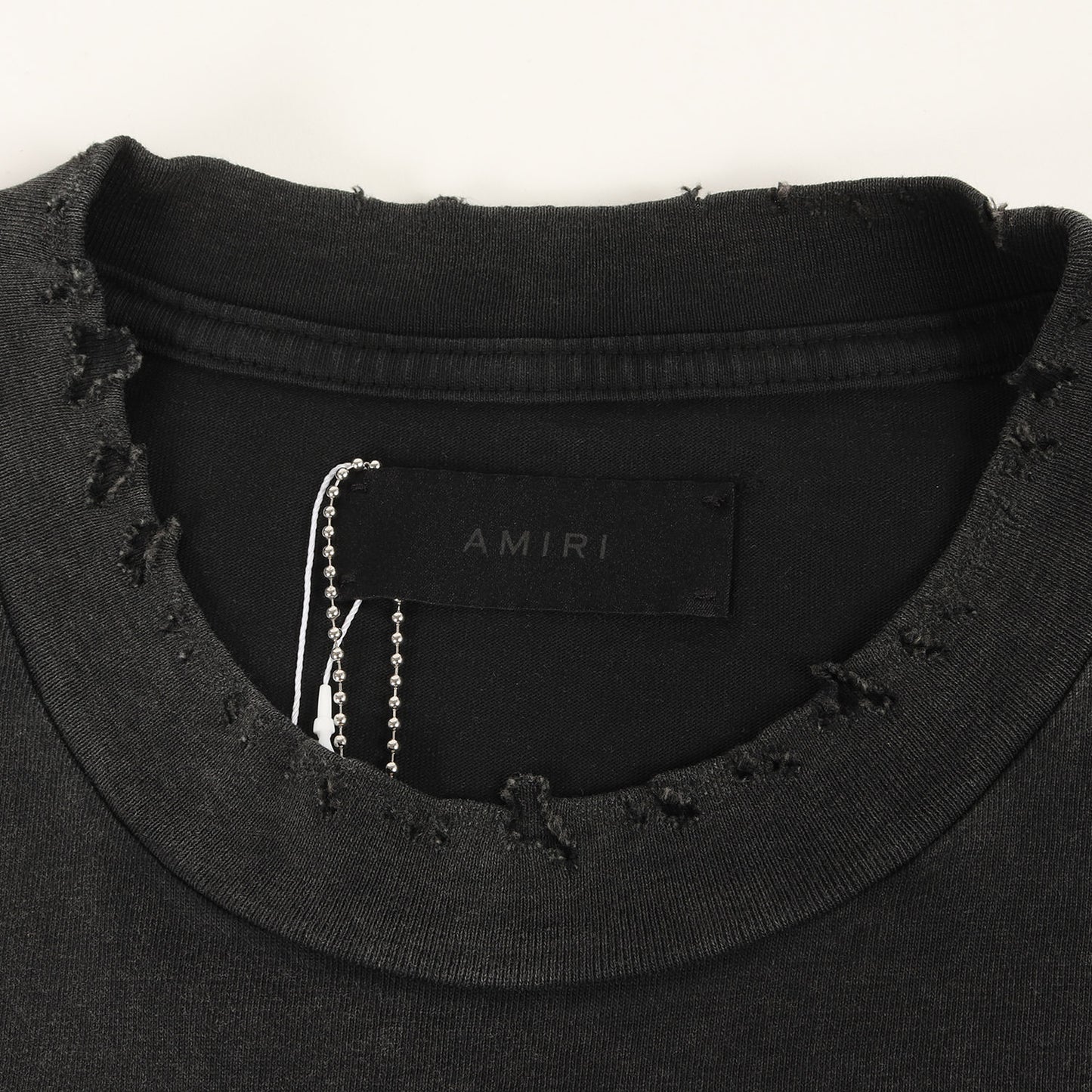 25SS ヴィンテージ加工 ラインストーン ロゴ Tシャツ (VINTAGE AMIRI CRYSTAL STAR TEE AMJYTE1151)