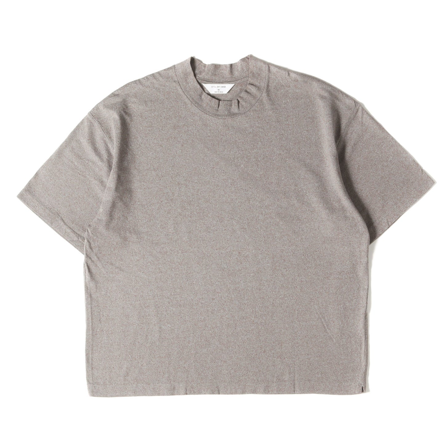 ミックス天竺コットン ハイネック Tシャツ (CS07231)
