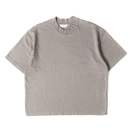 ミックス天竺コットン ハイネック Tシャツ (CS07231)