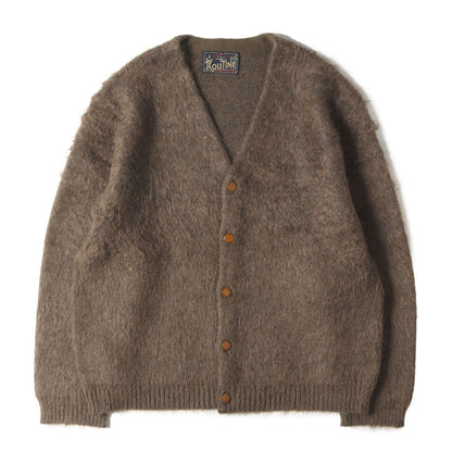 シャギー モヘア Vネック カーディガン (CD-32)