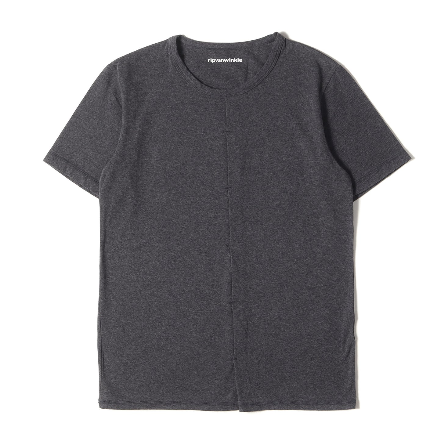 フロント タック ストレッチ バインダーネック Tシャツ (TUCK-TEE RSS-040) / MADE IN JAPAN