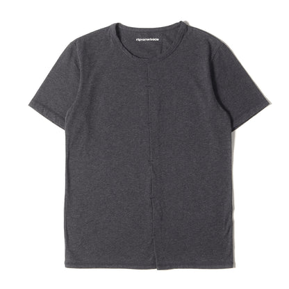 フロント タック ストレッチ バインダーネック Tシャツ (TUCK-TEE RSS-040) / MADE IN JAPAN