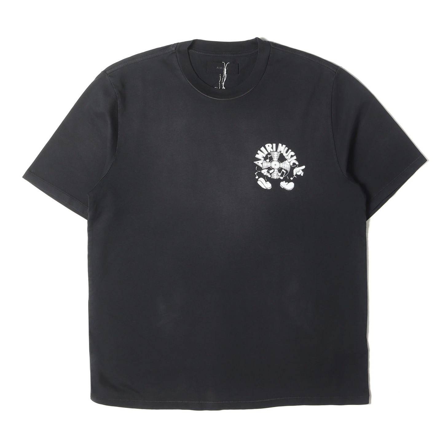 25SS フェード加工 グラフィック ロゴ Tシャツ (MUSIC RECORD TEE AMJYTE1168)