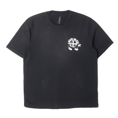 25SS フェード加工 グラフィック ロゴ Tシャツ (MUSIC RECORD TEE AMJYTE1168)