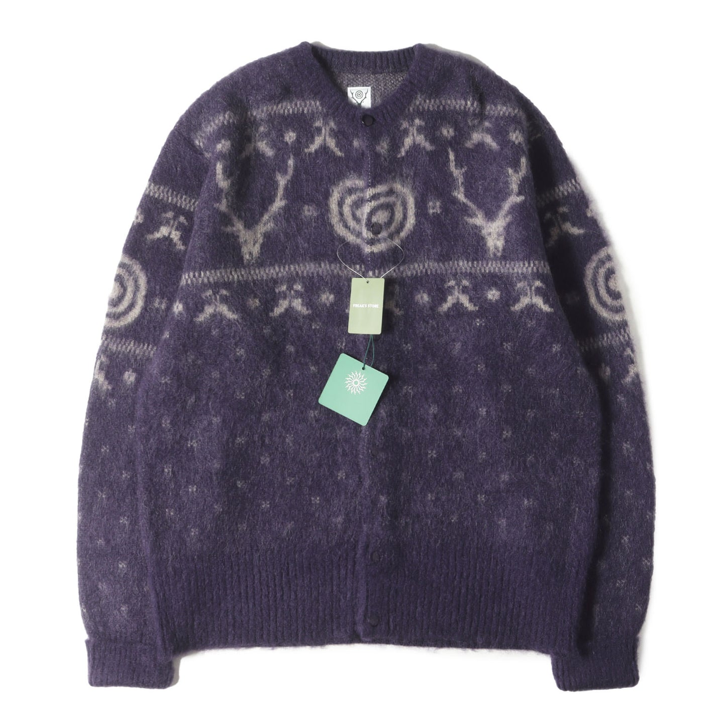 24AW クルーネック モヘア カーディガン (Loose Fit Crew Neck Cardigan NS852)