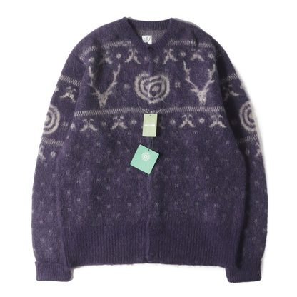 24AW クルーネック モヘア カーディガン (Loose Fit Crew Neck Cardigan NS852)