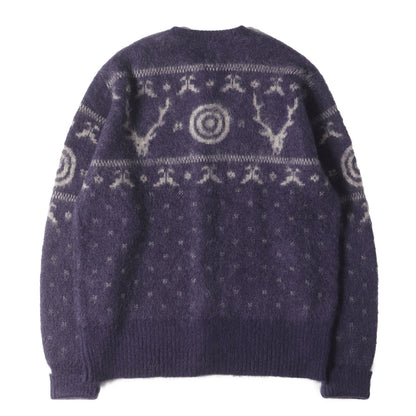 24AW クルーネック モヘア カーディガン (Loose Fit Crew Neck Cardigan NS852)