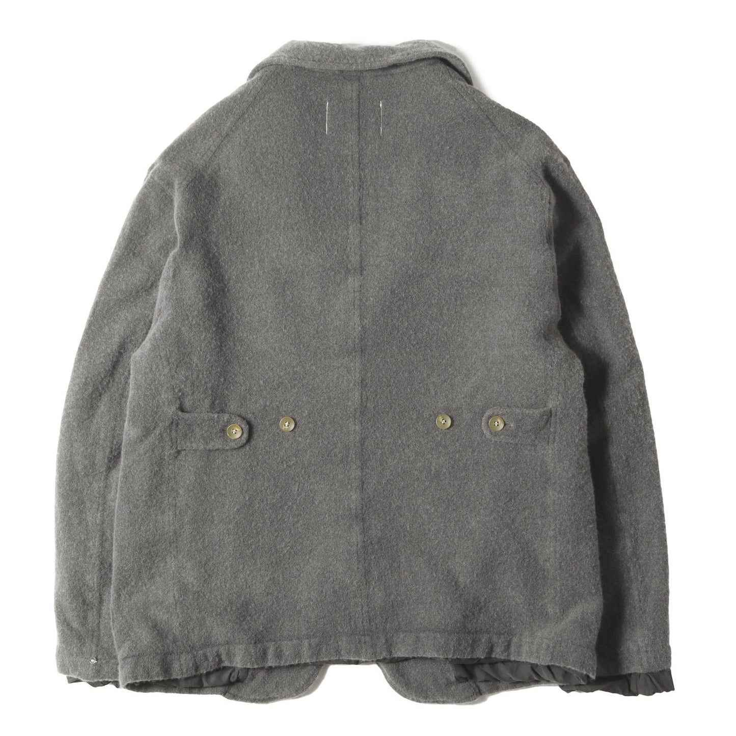 製品染 縮絨加工 ウール 3B テーラード (MILLED DRIVERS JACKET INNAT06-J02)