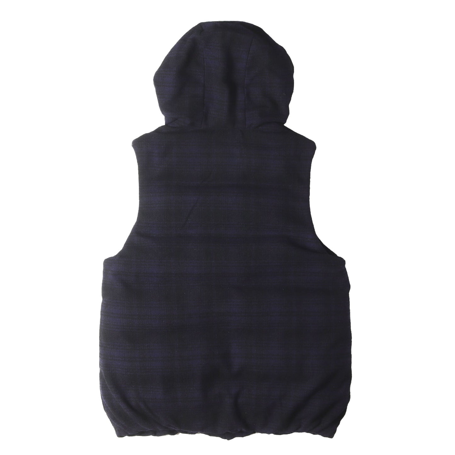 23AW チェック フーデッド ダウンベスト (Layer boucle Ballon down vest 10S23FW194V)