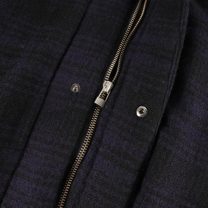 23AW チェック フーデッド ダウンベスト (Layer boucle Ballon down vest 10S23FW194V)