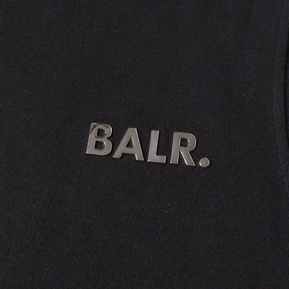 ワンポイント メタル ロゴ スウェット ジップ パーカー