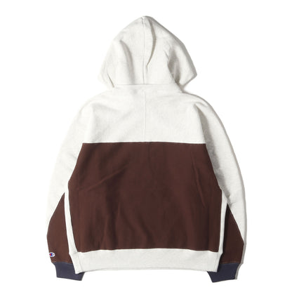 24AW × Champion クレイジーパターン スウェット パーカー (REVERSE WEAVE Hooded Sweatshirt C8-A128) / 裏起毛