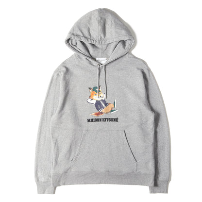 DRESSED FOX RELAXED スウェット パーカー (KM00307KM0001) / 裏毛