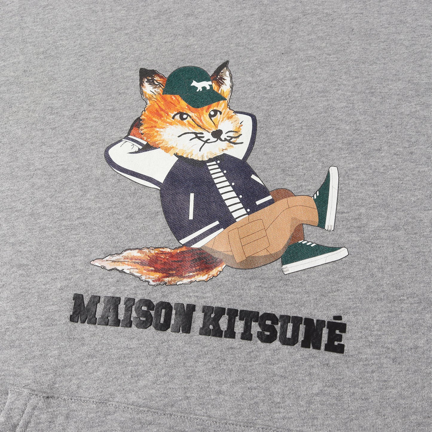 DRESSED FOX RELAXED スウェット パーカー (KM00307KM0001) / 裏毛