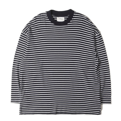 23AW ボーダー カットソー (BOX Tee L/S ORGANIC COTTON 20/1 BORDER A23B-03CS01C)