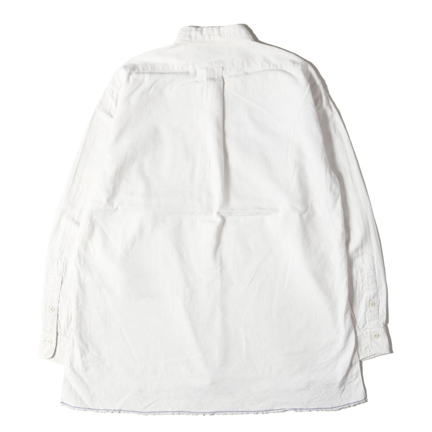 23SS 強撚 リネンコットン オックスフォード ワーク シャツ (LINEN OXFORD WORK SHIRTS MT3103-0604B) / MADE IN JAPAN