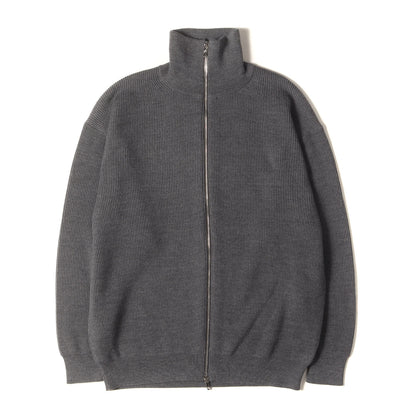 24AW ミドルゲージ ダブルジップ ドライバーズ ニット (High Density Drivers Knit GU243-80094B)