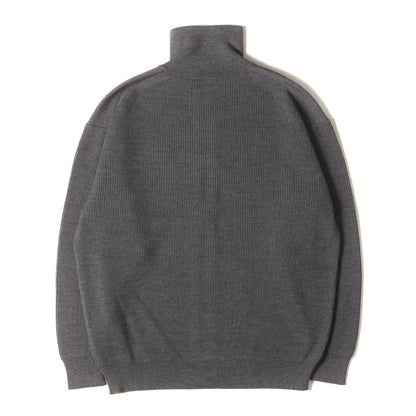 24AW ミドルゲージ ダブルジップ ドライバーズ ニット (High Density Drivers Knit GU243-80094B)