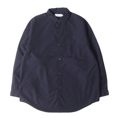 オーバーサイズ ブロード シャツ (Broad l/s oversized regular collar shirt GM201-50093B)