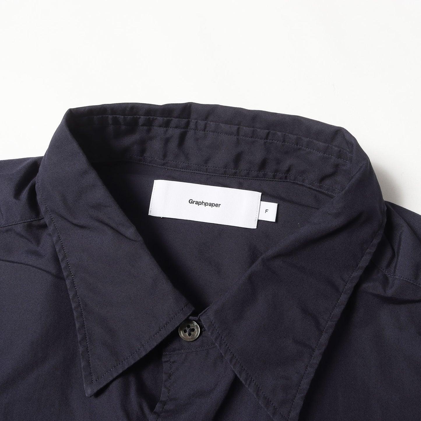 オーバーサイズ ブロード シャツ (Broad l/s oversized regular collar shirt GM201-50093B)