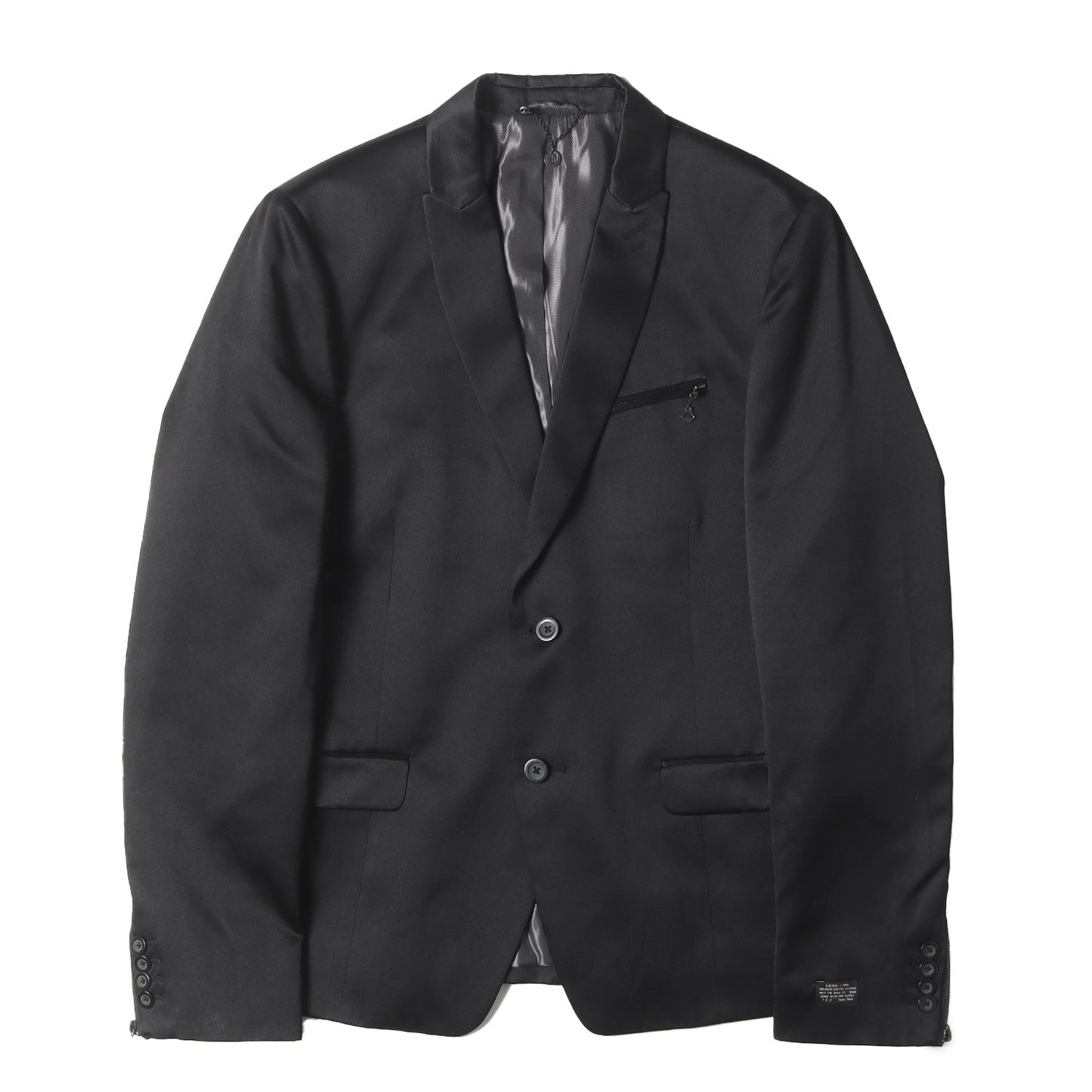 ピークド ナローラペル 2B テーラード ジャケット