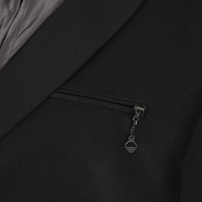 ピークド ナローラペル 2B テーラード ジャケット