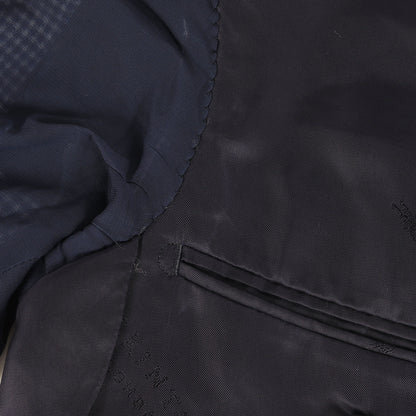 ギンガムチェック スーパー120S ウール 2B テーラード ジャケット (G1D31-305) / MADE IN JAPAN